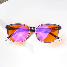 Load image into Gallery viewer, Red Glasses for Women Orange Gaming Glasses Blue Light Filter Computer Work Glasses Red Lenses Acetate Y2k Glasses for Women