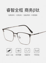 Загрузить изображение в средство просмотра галереи, SHINU Brand Multifocal Lens Glasses Titanium Near and Far Multifocal Eyeglasses for Men Titanium Prescription Glasses Customized