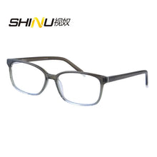 Загрузить изображение в средство просмотра галереи, SHINU Blue Light Progressive Multifocal Reading Glasses Men Optical Lenses for Woman Gaming Prescription Glasses Farsightedness