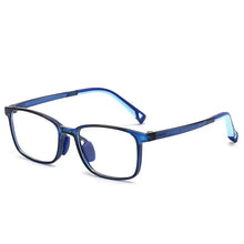 Carregar imagem no visualizador da galeria, Square Shape Kids Glasses Blue Light Blocking Glasses Children with Hyperopia and Amblyopia Prescription Glasses 129mm Wide