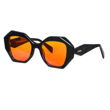 Load image into Gallery viewer, SHINU Acetate glasses women blue anti light glasses Red Orange 99% blocking blue light for gamging or long time working