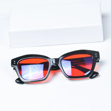 Загрузить изображение в средство просмотра галереи, SHINU Better Sleep Blue Light Blocking Glasses Men Red Lenses Anti Green Light Orange Clear lens acetate frame computer eyewear