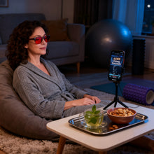 Load image into Gallery viewer, SHUNU Anti Blue and Green Light At Nighttime Better Sleep Glasses Acetate Frame Men Prescription Glasses Improve Insomnia