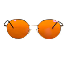 Загрузить изображение в средство просмотра галереи, SHINU Round Glasses Blue Light Glasses Men Women Blue Light Protection Lenses Orange Red Glasses Anti Green Light for Good Sleep