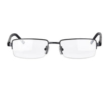 Загрузить изображение в средство просмотра галереи, Glasses Man Men's Reading GLasses Prescription Lenses Myopia Grade Half Frame Metal Eyeglasses Spring hinge Glasses for men