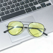 Load image into Gallery viewer, blue light blocking glasses man women better sleep red glasses orange lens computer glasses yellow lens daytime working glasses