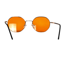 Загрузить изображение в средство просмотра галереи, SHINU Round Glasses Blue Light Glasses Men Women Blue Light Protection Lenses Orange Red Glasses Anti Green Light for Good Sleep