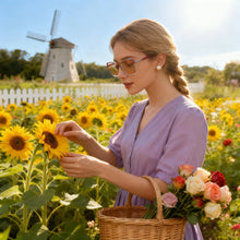 Carregar imagem no visualizador da galeria, Women Photochromic Sunglasses Yellow Polarized Lenses Night Vision Glasses For Driving Brown Lenses Glasses For Outdoor