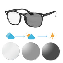 Load image into Gallery viewer, Anti Blue Light Reading Glasses for Tired View of Woman Near and Far Multifocal Progressive Eyeglasses Photochromic Sunglasses