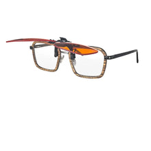 Загрузить изображение в средство просмотра галереи, Big Size Square Shape Red Lens Clip on Better Sleep ClipOn Orange Lens Yellow Driving Lenses Black Polarized Sunglasses Clip On