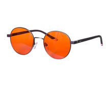 Carregar imagem no visualizador da galeria, SHINU Round Black Glasses Y2k Women Blue Light Computer Glasses Orange Lens Blue Light Glasses Gaming Birthday Girl Gift