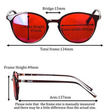 Load image into Gallery viewer, Blue Light Blocking Glasses Women Red Lens Orange lenses for long hours working or before the bed Cat Eye Glasses for Female
