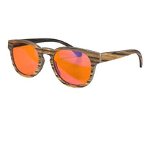 Load image into Gallery viewer, Blue Light Blocking Wooden Frame Glasses Red Lens for Pre-Sleep Orange Lens for Long Time Night Work & Gaming