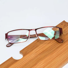 Carregar imagem no visualizador da galeria, prescription glasses men myopia photochromic lenses wooden eyeglasses lunette dioptrie metal frame nature wood temples eyewear