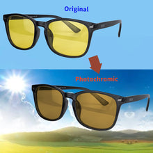 Load image into Gallery viewer, SHINU Photochromic Brown Glasses Night Vision Glasses Car Driving Glasses Polarized Yellow Lens See Clear Day Night