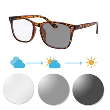 Load image into Gallery viewer, Anti Blue Light Reading Glasses for Tired View of Woman Near and Far Multifocal Progressive Eyeglasses Photochromic Sunglasses