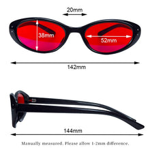 Load image into Gallery viewer, TR90 Cat Eye Glasses Woman Red Lens Good Sleeping Glasses Orange Lenses for Gaming Blue Light Filter Lens Improve Sleep Insomnia