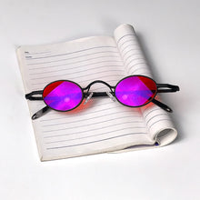 Загрузить изображение в средство просмотра галереи, Good Sleep Blue Light Blocking Glasses Men Red Lenses Anti Green Light Eliminate Eye Strain Glasses  Y2k Eyeglasses Small Lens