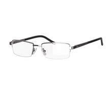 Загрузить изображение в средство просмотра галереи, Glasses Man Men's Reading GLasses Prescription Lenses Myopia Grade Half Frame Metal Eyeglasses Spring hinge Glasses for men