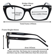 Загрузить изображение в средство просмотра галереи, SHINU Acetate frame reading glasses for women near and far multifocal eyeglasses progressive prescription women glasses 99014