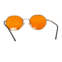 Загрузить изображение в средство просмотра галереи, SHINU Round Glasses Blue Light Glasses Men Women Blue Light Protection Lenses Orange Red Glasses Anti Green Light for Good Sleep
