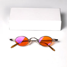 Загрузить изображение в средство просмотра галереи, Good Sleep Blue Light Blocking Glasses Men Red Lenses Anti Green Light Eliminate Eye Strain Glasses  Y2k Eyeglasses Small Lens