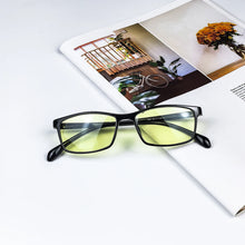 Carregar imagem no visualizador da galeria, SHINU Smart Lens Reading Glasses for Man Blocking Harmful Blue Light Release Beneficial Blue Light EMS TR90 Glasses for Men
