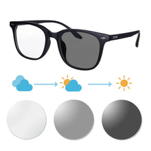 Carregar imagem no visualizador da galeria, SHINU shortsighted glasses women photochromic bike glasses white glasses y2k myopia graduated pupils tr90 frame custom diopter