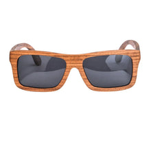 Загрузить изображение в средство просмотра галереи, polarized sunglasses men handmade wood vintage square sunglasses y2k spring hinge glasses nature pear wood 6010