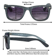 Carregar imagem no visualizador da galeria, SHINU Brand Sun Glassed for Men Women's Eyeglasses CR39 Acetate Mixed Denim Cloth Fashion Glasses Match Jeans Wear for Men Women