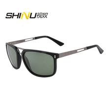 Carregar imagem no visualizador da galeria, SHINU Myopia Sunglasses Polarized Men Sunglasses prescription lenses  sun glassed for men polarized resin lenses sh5004