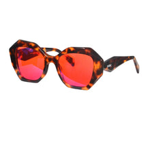 Load image into Gallery viewer, SHINU Acetate glasses women blue anti light glasses Red Orange 99% blocking blue light for gamging or long time working