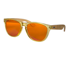 Загрузить изображение в средство просмотра галереи, Red Lens Wood Glasses Better Sleep Orange Lenses Blue Light Blocking Computer Glasses Protect Eyes Not Sunglasses for Outdoor