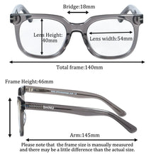 Загрузить изображение в средство просмотра галереи, SHINU Magnifying Glasses Man Acetate Frame Multifocal Smart Zoom Lenses Progressive Multifocal Reading Glasses for Men 99017