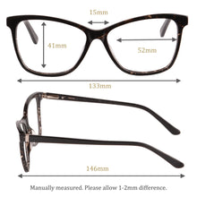 Load image into Gallery viewer, Ladies Acetate Myopia Glasses near and far multifocal eyeglasses progressive reading glasses women resin lens cr39 high quality
