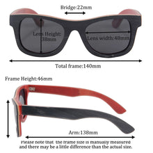 Загрузить изображение в средство просмотра галереи, original polarized fishing glasses rainbow wood sunglasses Men's Sunglasses Polarized sunglasses women sakteboard wood handmade