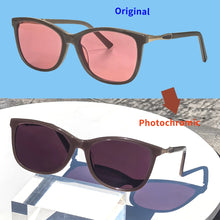 Load image into Gallery viewer, SHINU Photochromic FL-41 Migraine Glasses for Light Sensitivity Photophobia Anti Blue Light Transition Sunglasses Women
