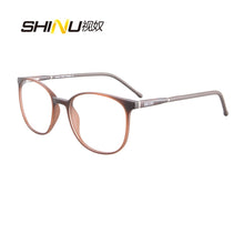 Загрузить изображение в средство просмотра галереи, Оптические линзы для женщин, очки с защитой от синего света, прогрессивные мультифокусные очки для чтения, фотохромные прогрессивные очки для чтения