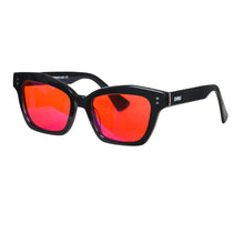 Загрузить изображение в средство просмотра галереи, SHINU Better Sleep Blue Light Blocking Glasses Men Red Lenses Anti Green Light Orange Clear lens acetate frame computer eyewear