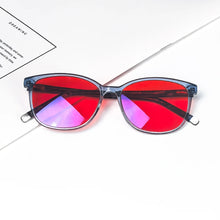 Load image into Gallery viewer, Red Glasses for Women Orange Gaming Glasses Blue Light Filter Computer Work Glasses Red Lenses Acetate Y2k Glasses for Women