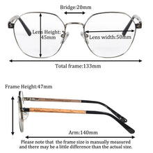Загрузить изображение в средство просмотра галереи, SHINU Brand Prescription glasses women wood luxury glasses myopia glasses with diopters prescription glasses men progressive