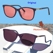 Load image into Gallery viewer, SHINU Photochromic FL-41 Migraine Glasses for Light Sensitivity Photophobia Anti Blue Light Transition Sunglasses Women