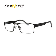 Загрузить изображение в средство просмотра галереи, Men’s glasses blue light blocking glasses Orange clear lenses leopard computer glasses computer screen protection glasses man