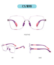 Загрузить изображение в средство просмотра галереи, Blue Light Blocking Glasses for Kids Square Shape Fashion Glasses Myopia Presbyopia Custom Prescription Glasses for Boy Gril