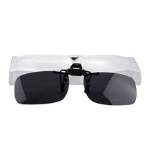 Load image into Gallery viewer, Anti Blue Light Clip on Glasses Polarized Clip on Sunglasses Orange Bluelight Lens Yellow Anti-glare Driving Lenses Brown Grey