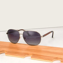 Load image into Gallery viewer, sunglasses for men polarized high quality wooden sunglasses for men in large size designer sunglasses for men zebra wood glasses