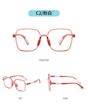 Загрузить изображение в средство просмотра галереи, Blue Light Blocking Glasses for Kids Square Shape Fashion Glasses Myopia Presbyopia Custom Prescription Glasses for Boy Gril