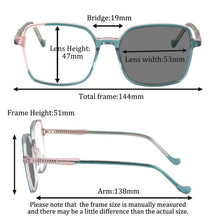 Load image into Gallery viewer, Anti Blue Light Progressive Multifocus Reading Glasses Designer Glasses Women Photochromic Optical Prescription Progressive