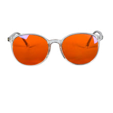 Загрузить изображение в средство просмотра галереи, SHINU Red Glasses Blue Light Glasses for Better Sleep Blue Light Blocking Glasses Orange Lenses Tr90 Women Eyeglasses SH2022