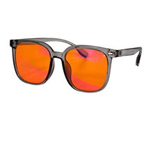Carregar imagem no visualizador da galeria, SHINU Women red lenses fashion glasses and orange lens glasses anti blue light for better sleep Improve Insomnia Acetate frame